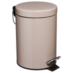 Round Metal Trash Can 3L with Pedal