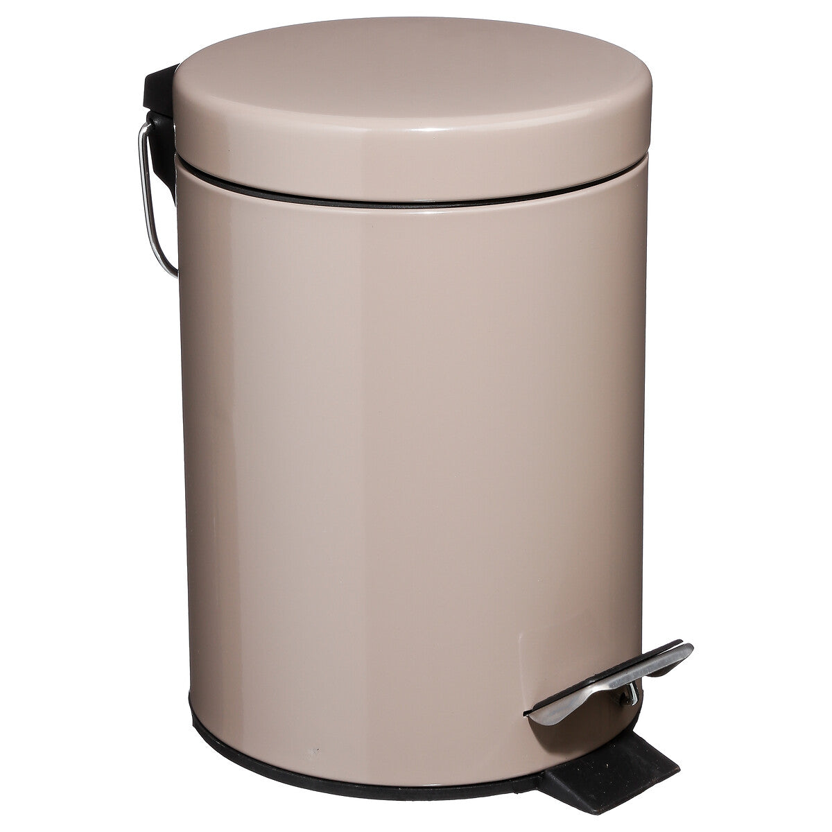 Round Metal Trash Can 3L with Pedal