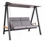 Outdoor Garden Swing with Canopy – Steel Frame