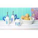Ocean Sugar Pot, Hand-Painted Ceramic, 200ml