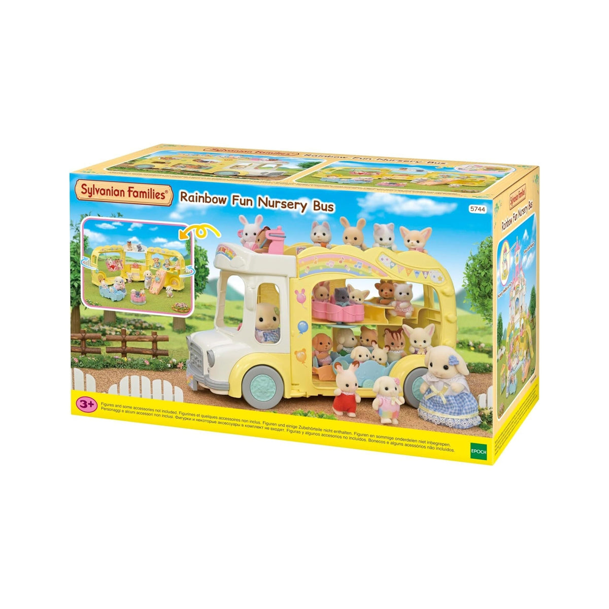 Sylvanian Families Rainbow Fun Nursery Bus