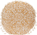 Cushion with Tassels Round