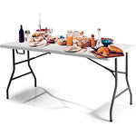 Alba Rectangular Folding Table - Heavy Duty and Portable