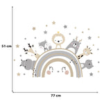SIPO: Nursery Wall Stickers - Cute Animals