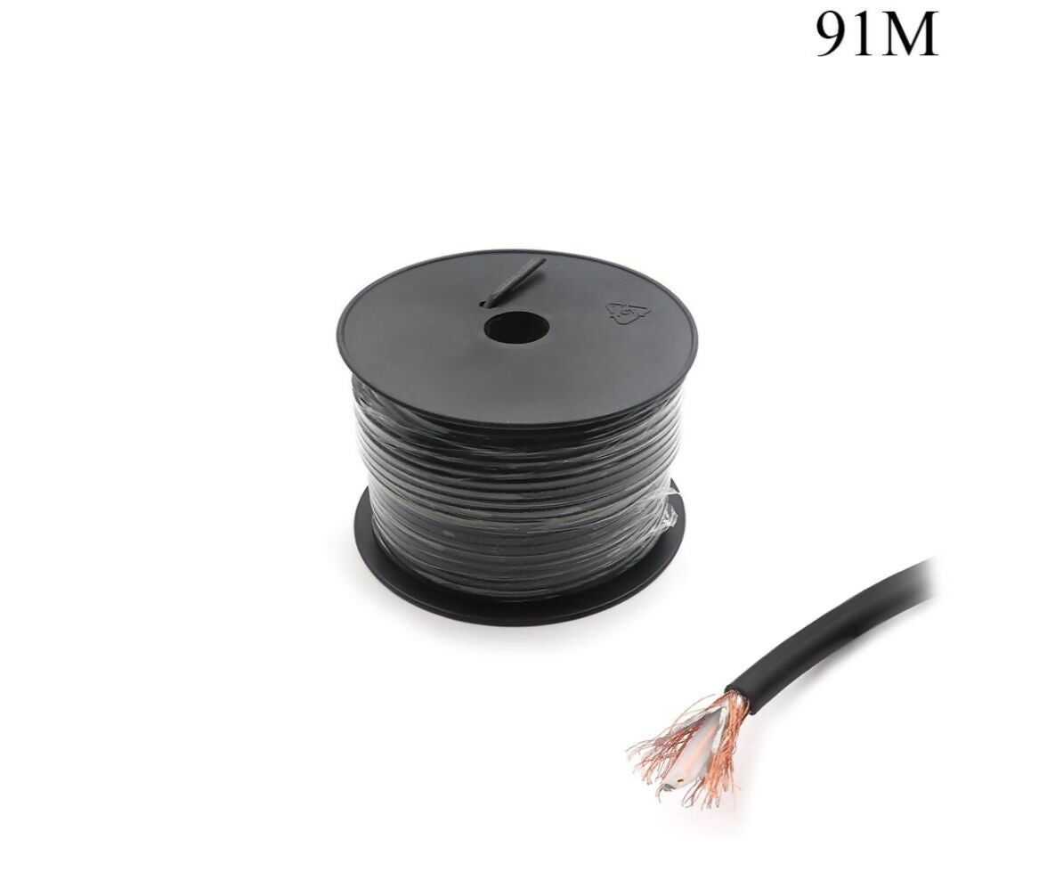 Coaxial Cable | RG-59 | 75 Ohm | 112 Wires | 91.4M