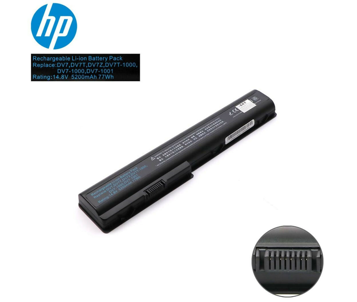 Laptop Battery | 14.8V 5.2Ah | HP HSTNN-IB74 Original