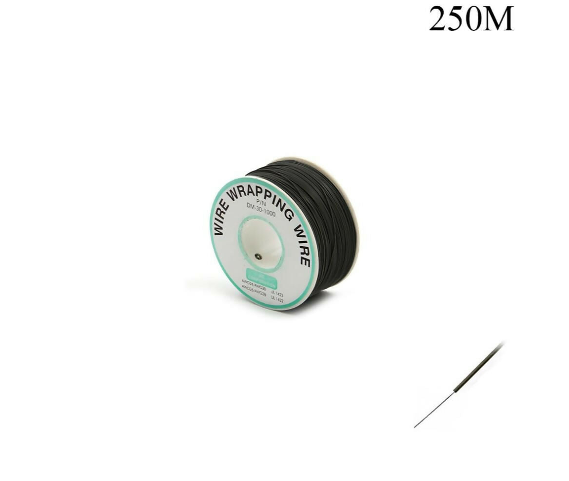Single Core Copper Wire | 0.25mm x 250M | Black
