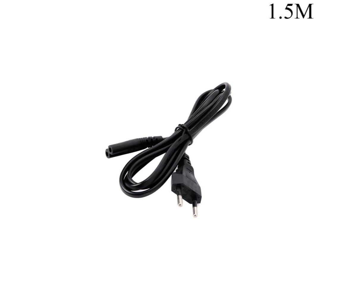 Power Cable | EU Plug - 2-Prong | 2x0.5mm | 1.5M