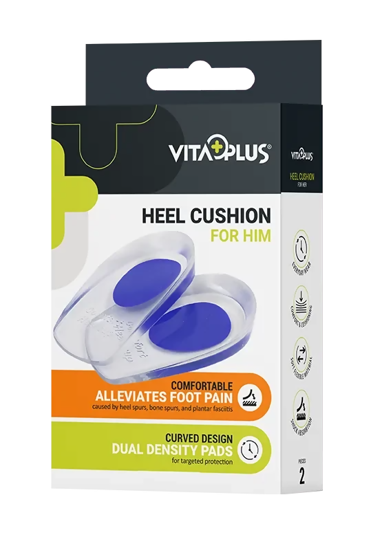 Heel Cushions Pu Men 2 Pcs
