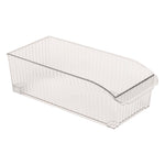 Rolling Storage Bin for Fridge – Clear PET Refrigerator Organizer, 3 Sizes