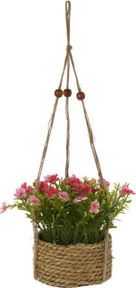 PLANT IN PP HANGING BASKET - Artificial Flower Pot
