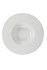 Beije Porcelain Pasta Plate, Deep Stoneware, Modern Round Tableware