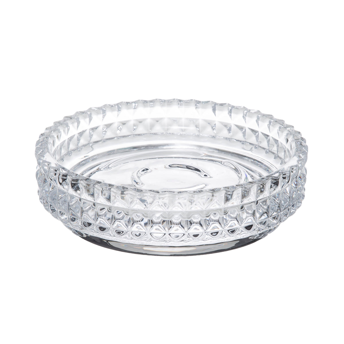 Soap Holder Precious - Glass, Transparent, 11.1 x 3.2 cm