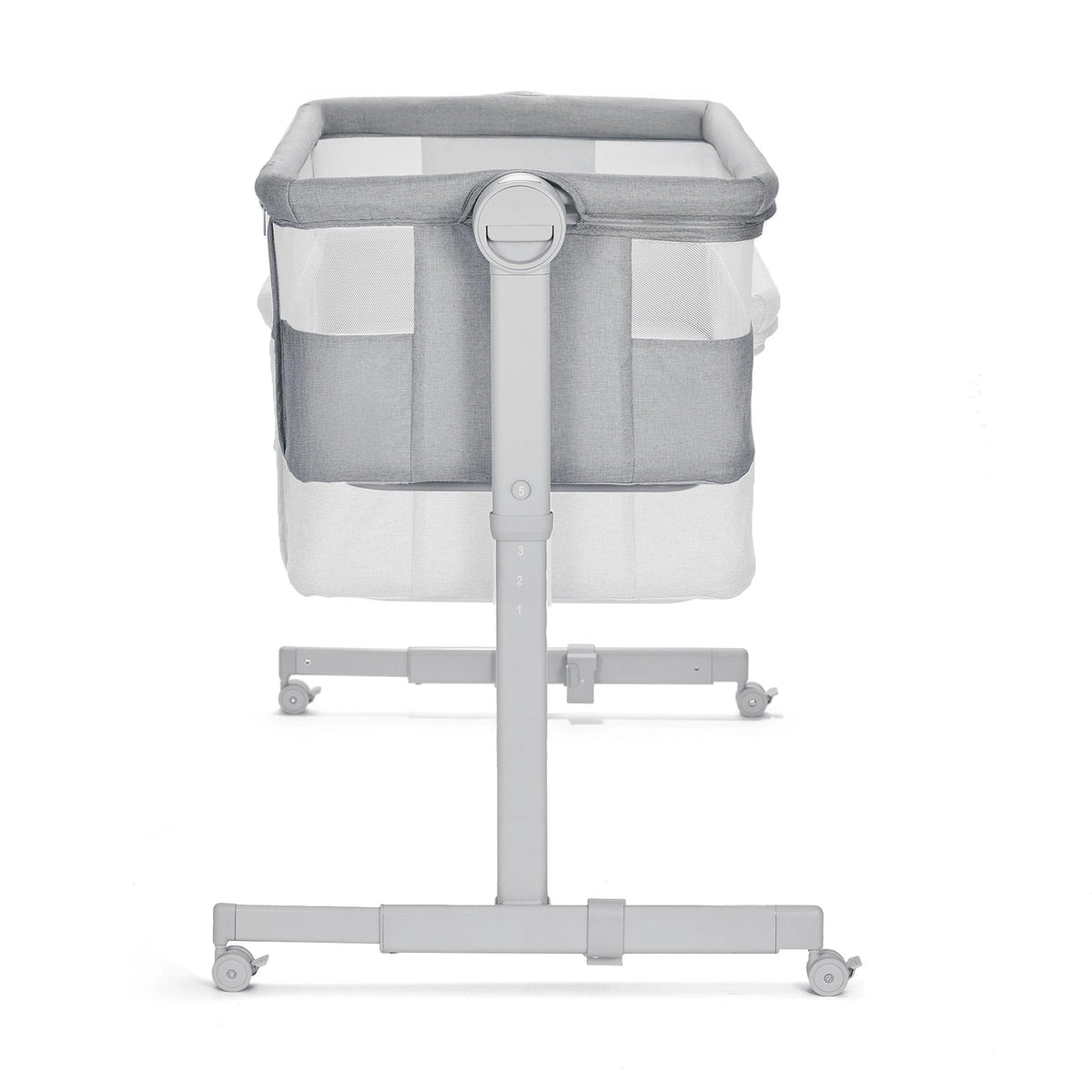 Kinderkraft: NESTE UP 2 2-in-1 Co-Sleeper Bedside Crib - Grey