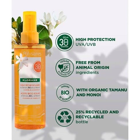 Klorane Polysian Body Spray Spf 30-3
