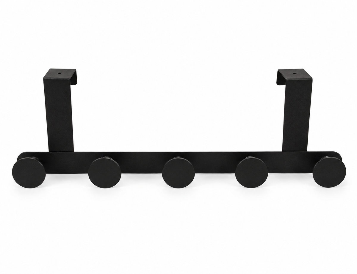 Door Metal Hanger with 5 Hooks