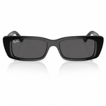 Black sunglasses with dark lenses on a white background. 