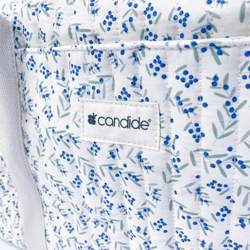 Candide: Blueberry Quilted Diaper Bag (Sac à Langer)