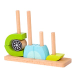 Classic World Wooden Owl Stacking Blocks (24-Piece Set)
