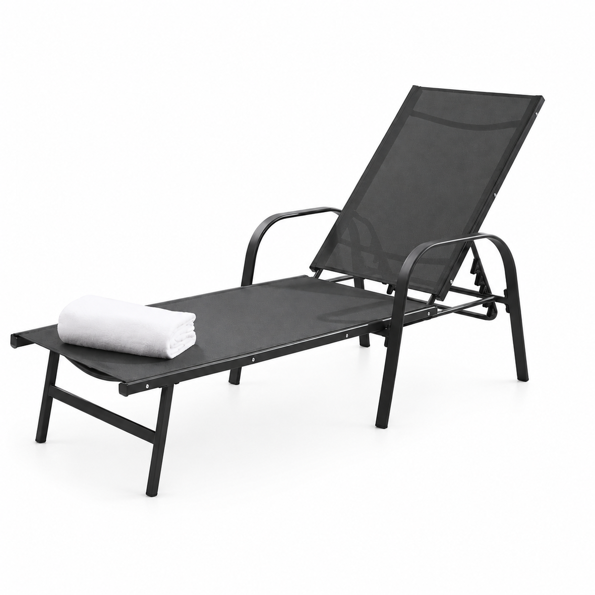 Outdoor Sun Lounger – Steel Frame
