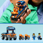 LEGO City Motorcycle Transporter - 88 pcs