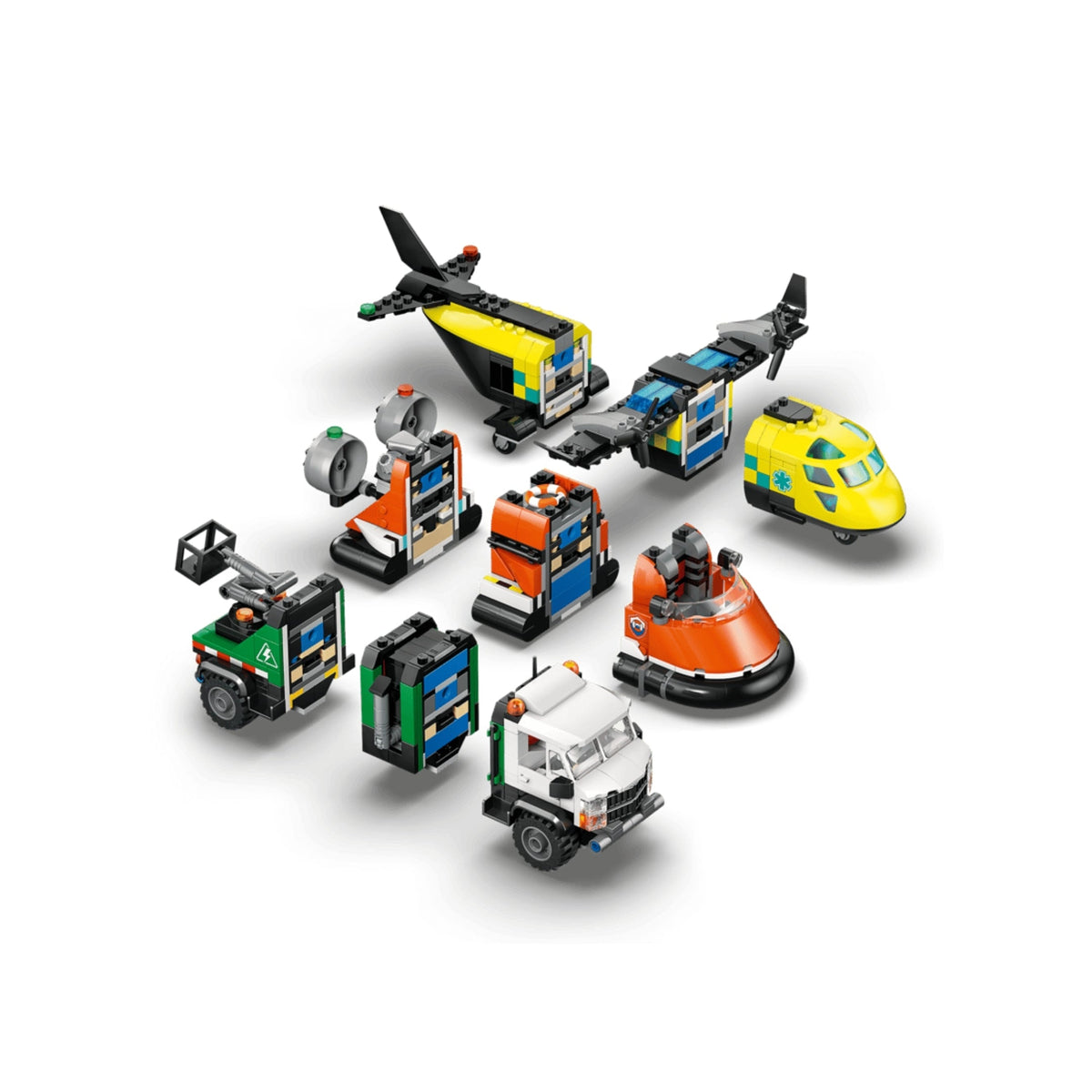LEGO City Service Truck & Hovercraft - 990 pcs