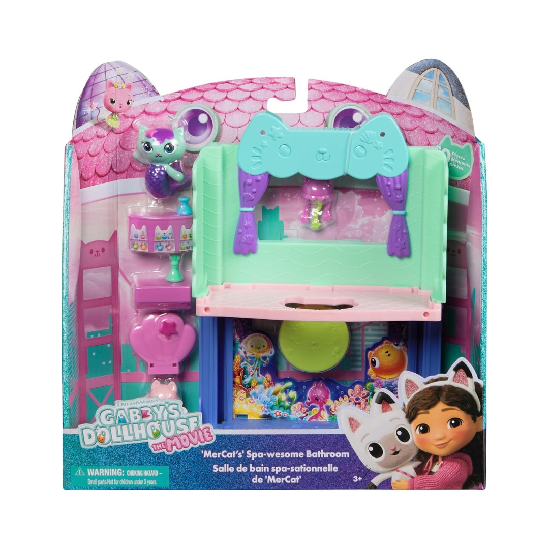 Gabby’s Dollhouse MerCat Bathroom - Assorted