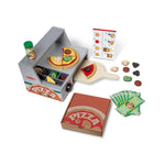 Melissa & Doug Top & Bake Wooden Pizza Counter Play Set