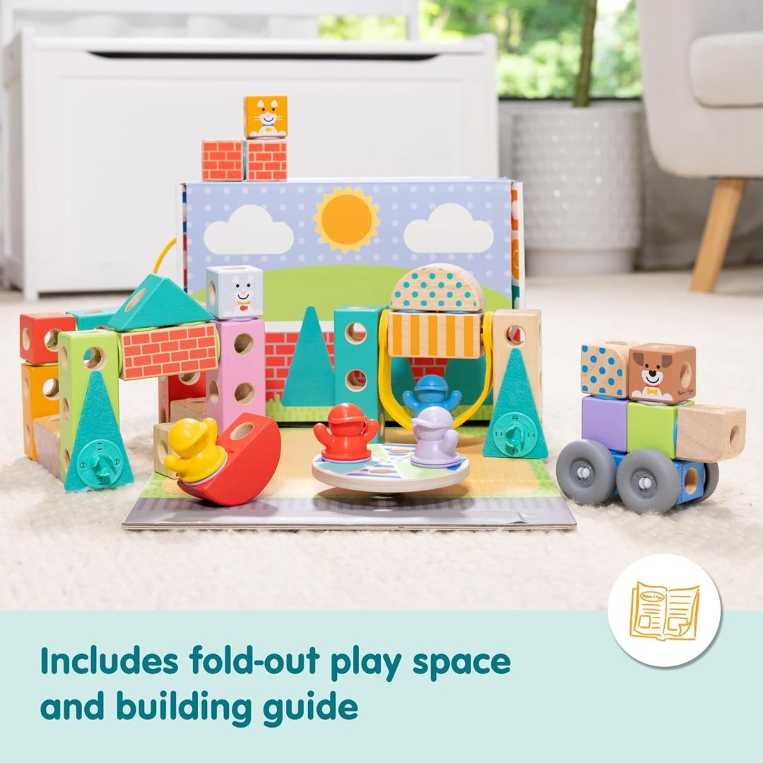 Melissa & Doug Blockables Town Set