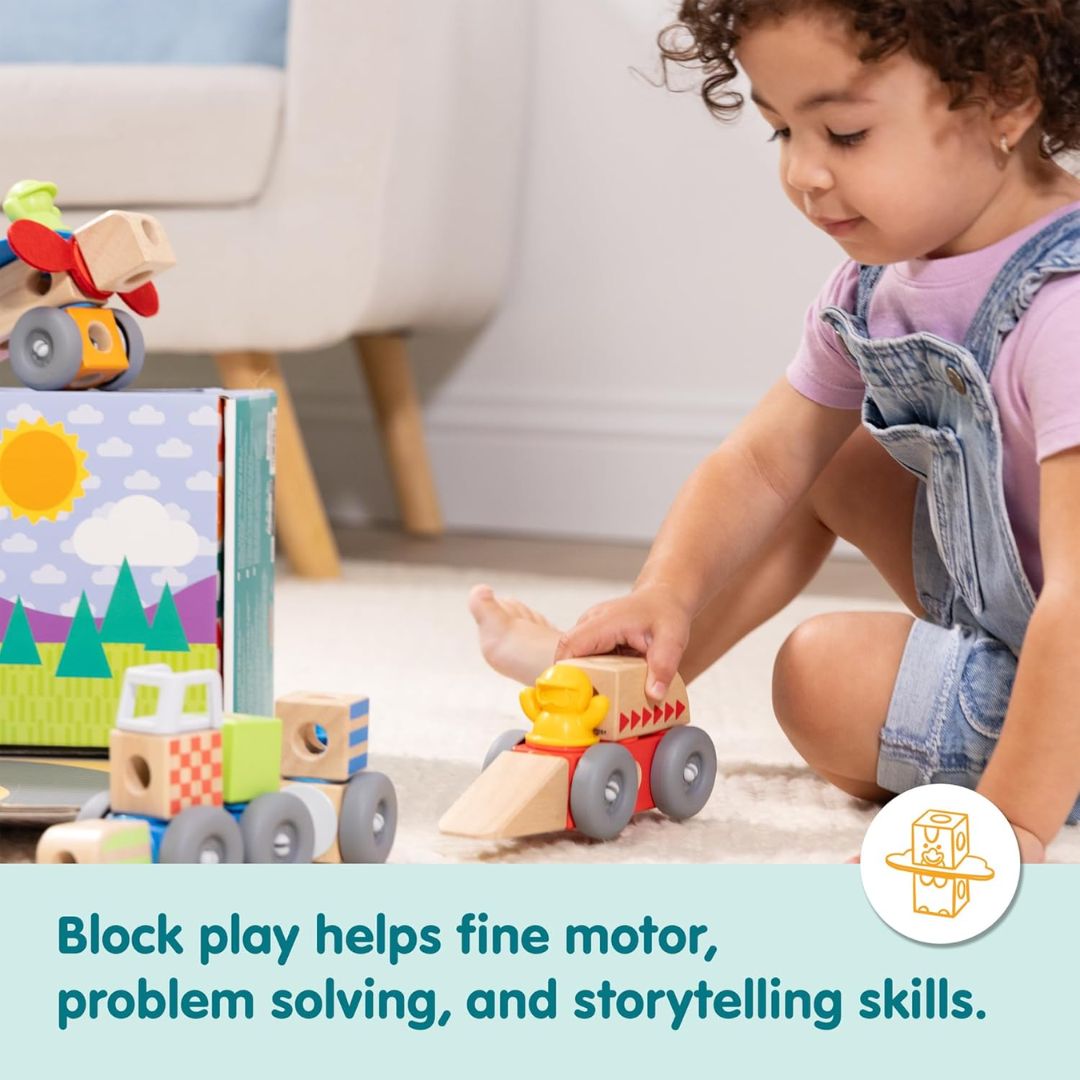 Melissa & Doug Blockables Vehicle Set
