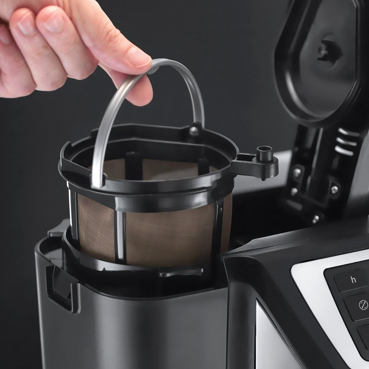 Russell Hobbs Chester Grind & Brew Coffee Maker - Black