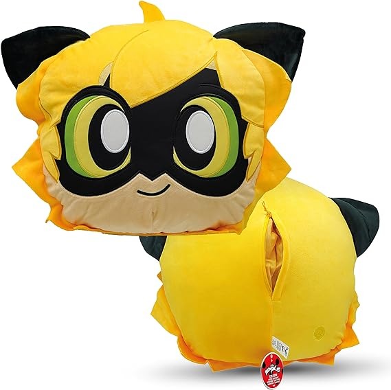 Zag Miraculous Cat Noir Kwami Pillows