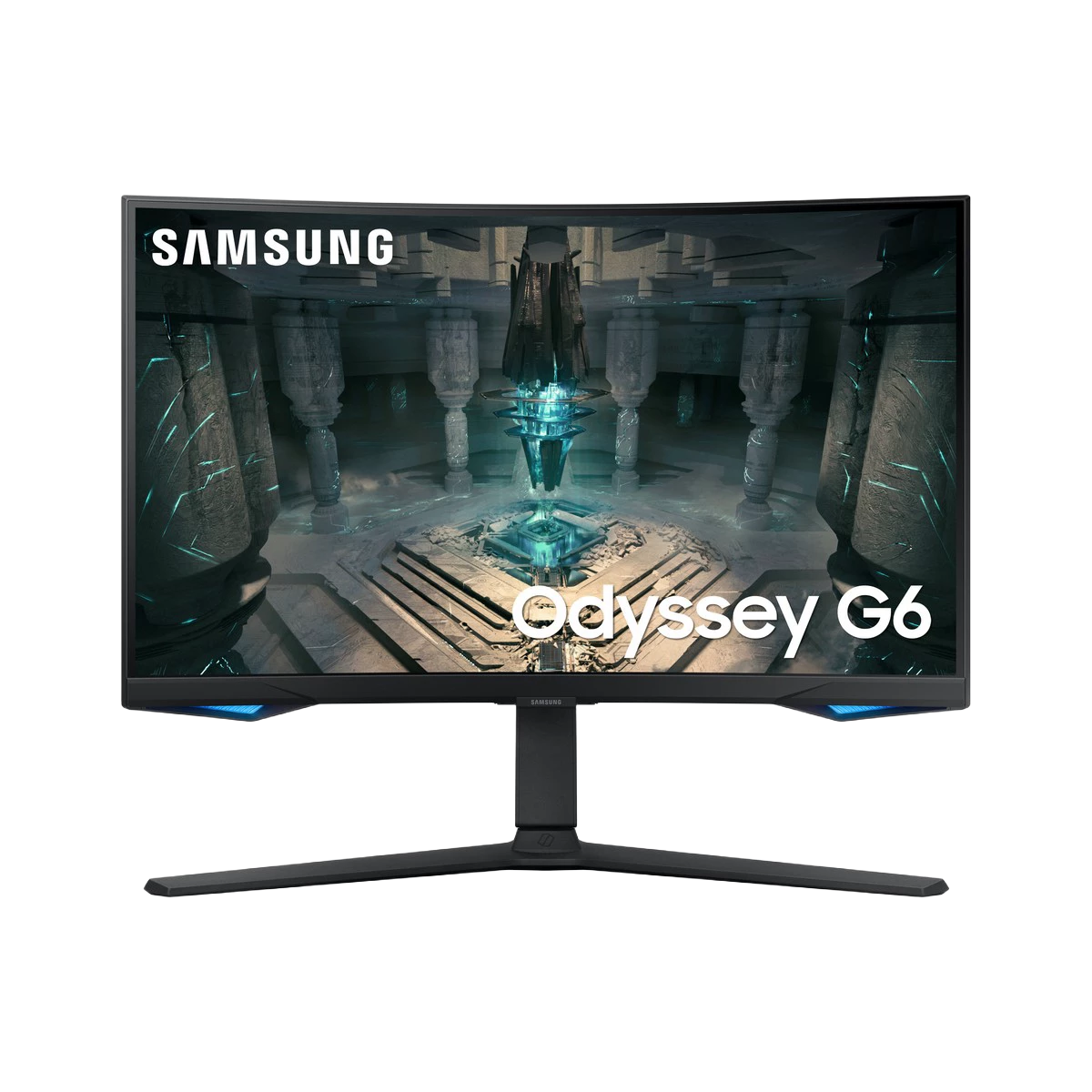Samsung (S27BG650EM) 27" Odyssey G6 Smart Curved Gaming Monitor QHD-VA-240Hz-2Wx2-1ms-3Yrs- Black