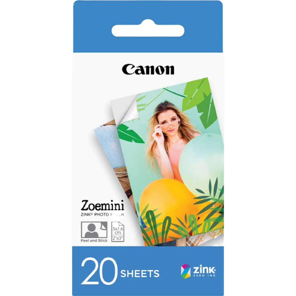Canon (3214C002) ZP-2030-20 Zoemini Zink Photo Paper (Pack of 20 Sheets)