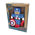 Marvel Wood Warriors Captain America Figure