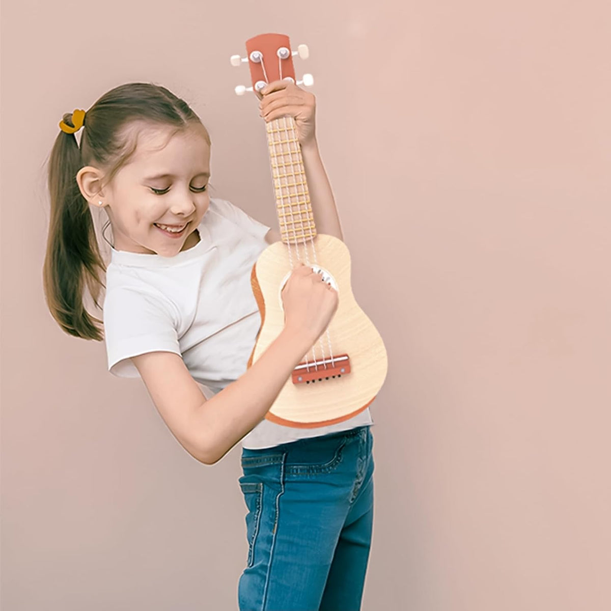 Speedy Monkey Wooden Ukulele