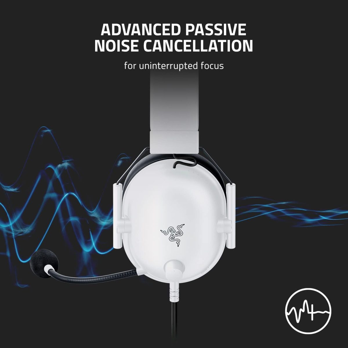 Razer Black Shark V2 X - Gaming Headset - White