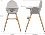 Kinderkraft: FINI 2 High Chair - Grey (Fini2 Grey)
