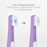 Ubbi: Grow with Me Toothbrush Training Set for Babies & Toddlers – Purple
