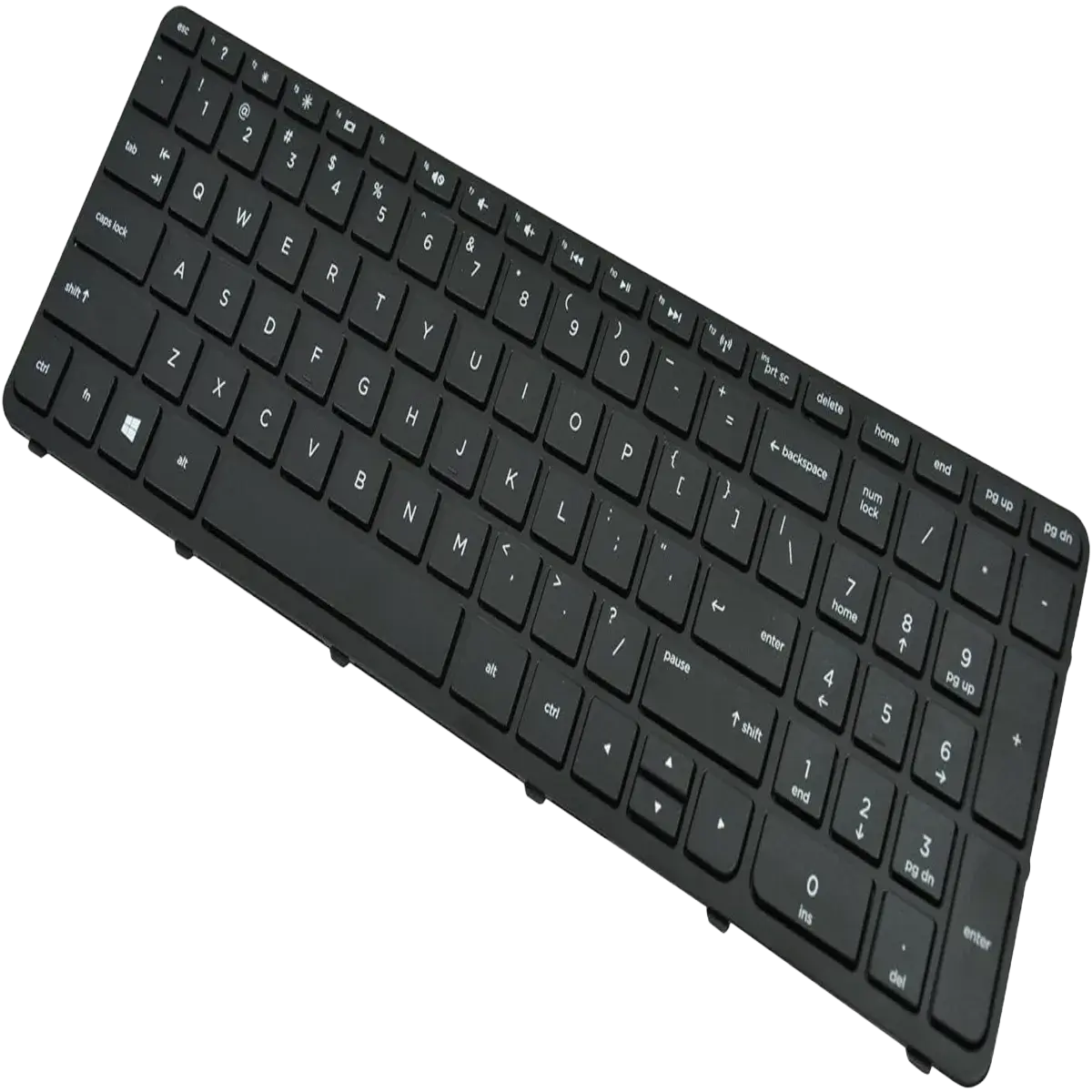 HP Keyboard Replacement for HP Pavilion 15-B with Black frame - US Layout - Black