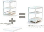 Jurababy: Changing Table LIMA - Compact Wooden Nursery Station