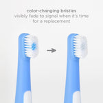 Ubbi Grow with Me Toothbrush Training Set – 3-Piece Set (Polaris Blue)