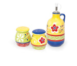 Tex-Mex Cruet, Ceramic, Hand Decorated, 400ml
