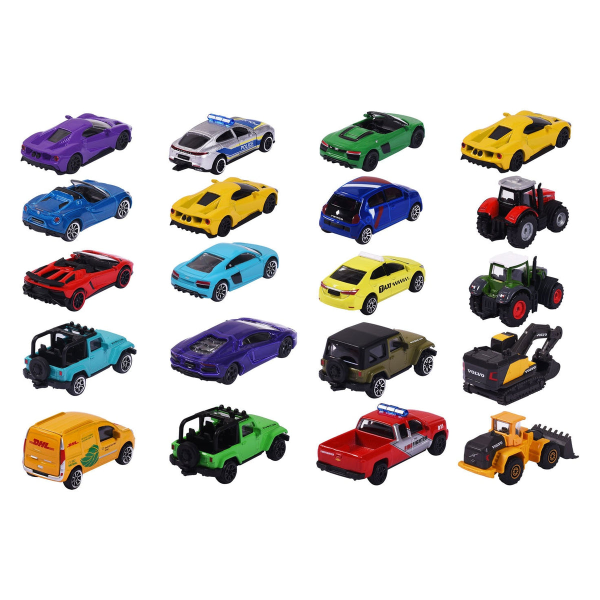 Majorette Street Cars - 5 pcs