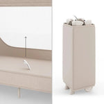 Kinderkraft: LEODY UP Travel Cot & Playpen with Changing Table - Beige