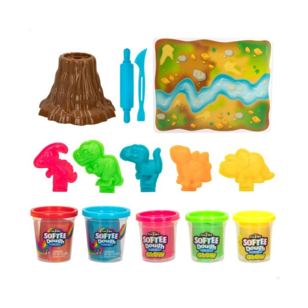 Cra-Z-Art Softee Dough Dino Glow Dough