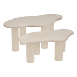 Tables Gignognes "Olao" Nesting Side Tables, Organic Matte Top