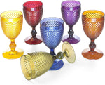 Diamond Goblet, Shock Resistant Plastic, 39 cl
