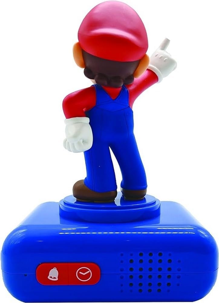 Lexibook 3D Digital Alarm Clock Super Mario