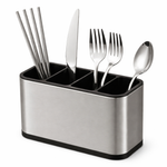 Stainless Steel Cutlery Organizer 18 x 8.6 x 13 cm Brushed Finish